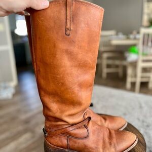 Frye Women's Tan Heeled Boots
